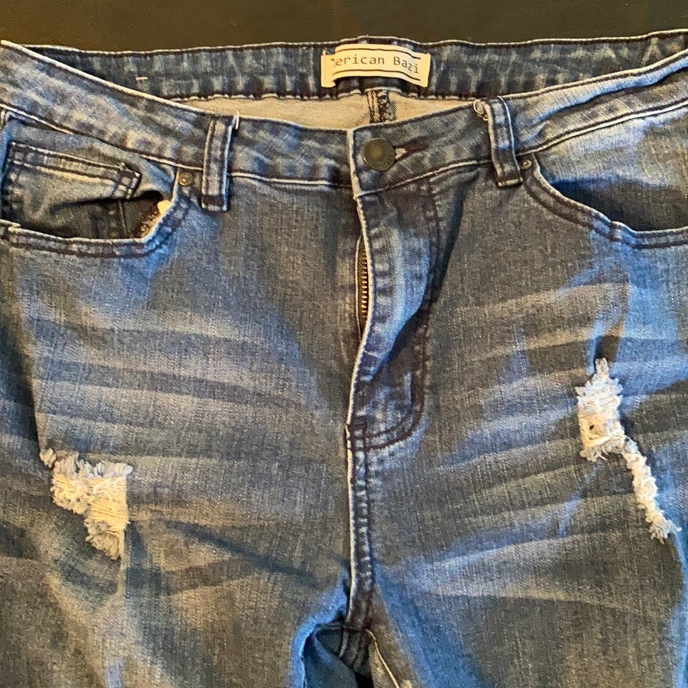 American Bazi frayed jeans. Excellent condition